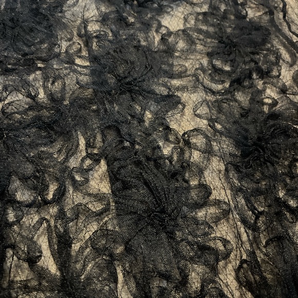 Floral whimsical Whimsigoth mesh lacebubble ballon sleeve Gothic goth blouse 2XL - Picture 5 of 7